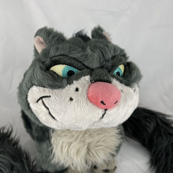 DISNEY STORE Plush LUCIFER the CAT Special Edition Extra Long Tail - Picture 2 of 9